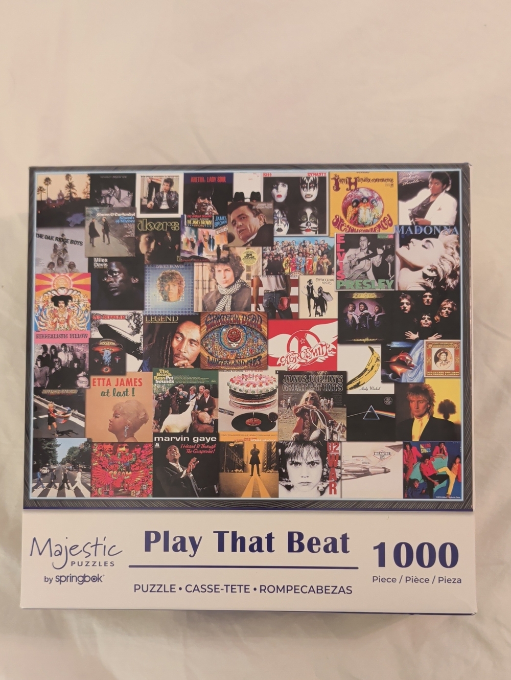 Majestic Play That Beat 1000-Piece Jigsaw Puzzle - Blue, White, Black